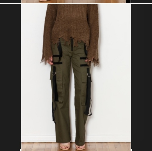 🔥 Hot & delicious, Green with black  cargo p… - Picture 2 of 9